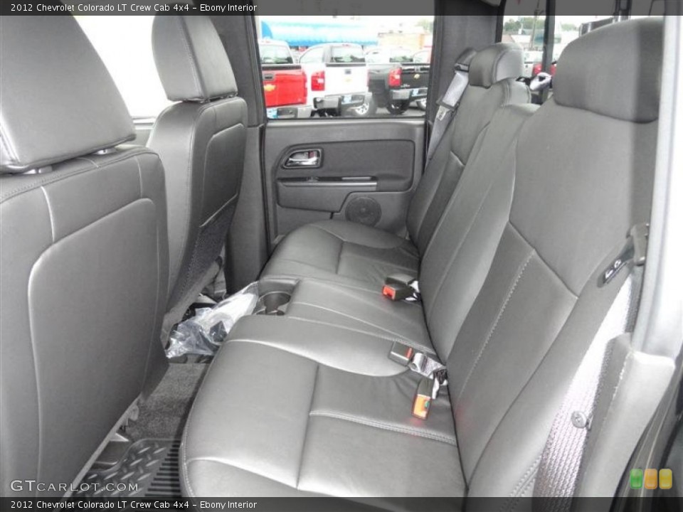 Ebony Interior Photo for the 2012 Chevrolet Colorado LT Crew Cab 4x4 #54304500