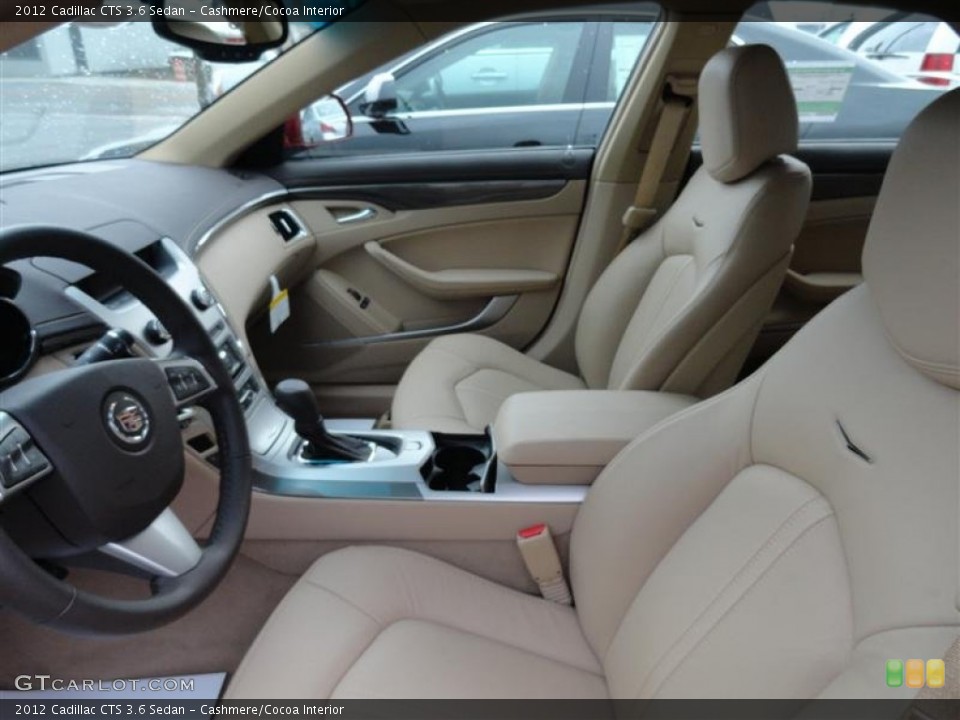 Cashmere/Cocoa Interior Photo for the 2012 Cadillac CTS 3.6 Sedan #54304665