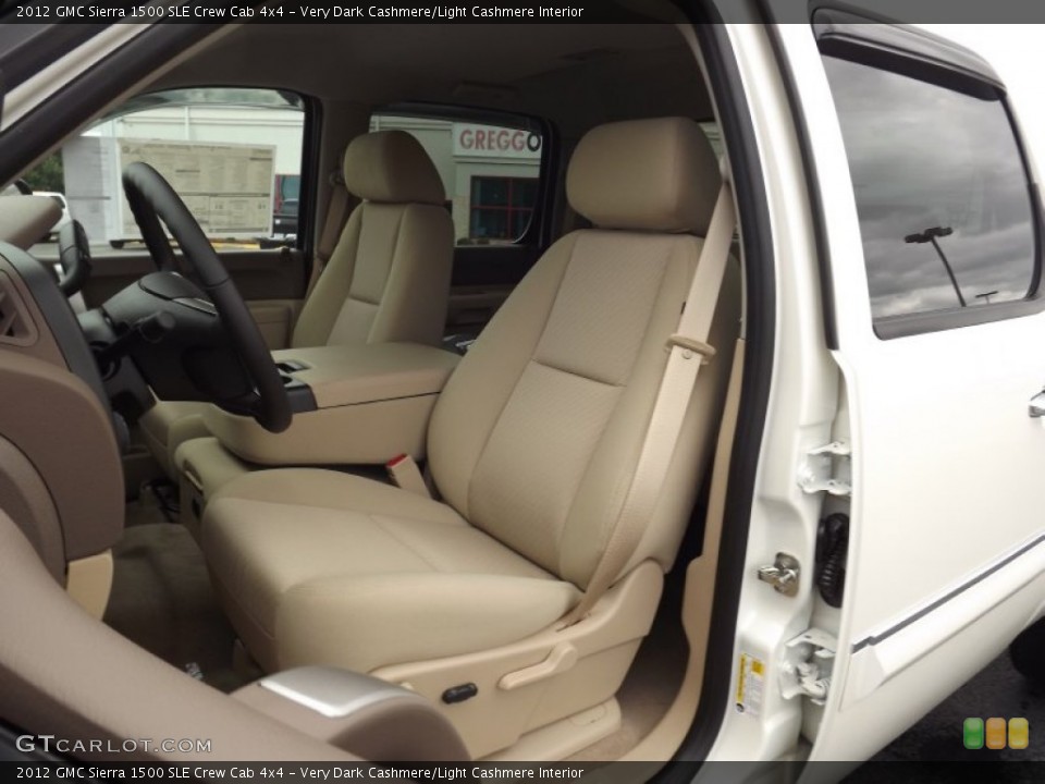 Very Dark Cashmere/Light Cashmere Interior Photo for the 2012 GMC Sierra 1500 SLE Crew Cab 4x4 #54305604