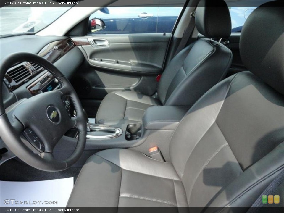 Ebony Interior Photo for the 2012 Chevrolet Impala LTZ #54305771