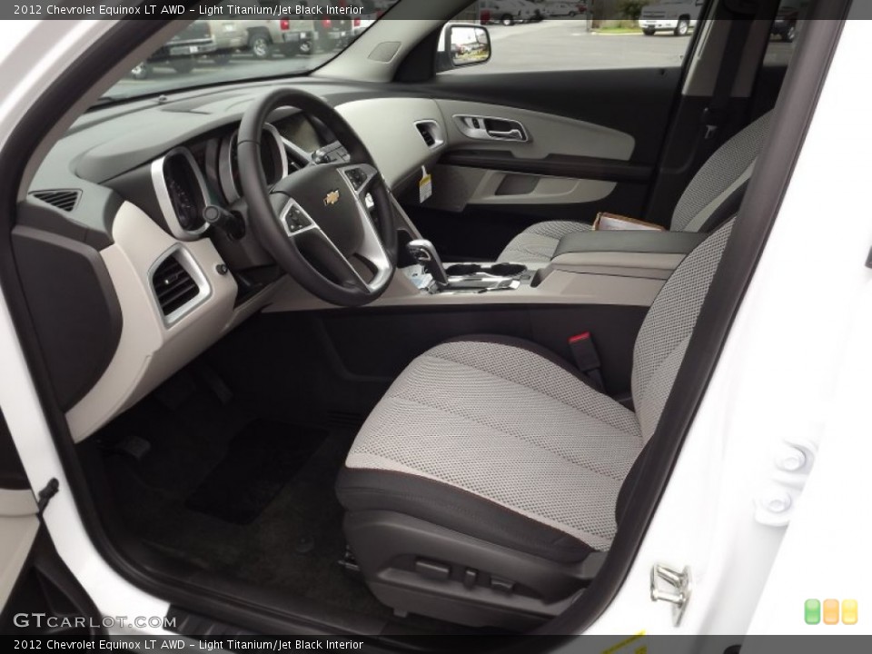 Light Titanium/Jet Black Interior Photo for the 2012 Chevrolet Equinox LT AWD #54306048
