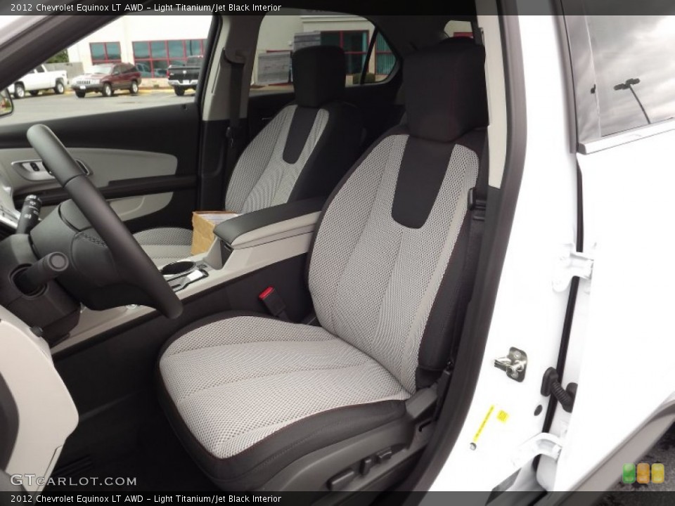 Light Titanium/Jet Black Interior Photo for the 2012 Chevrolet Equinox LT AWD #54306069