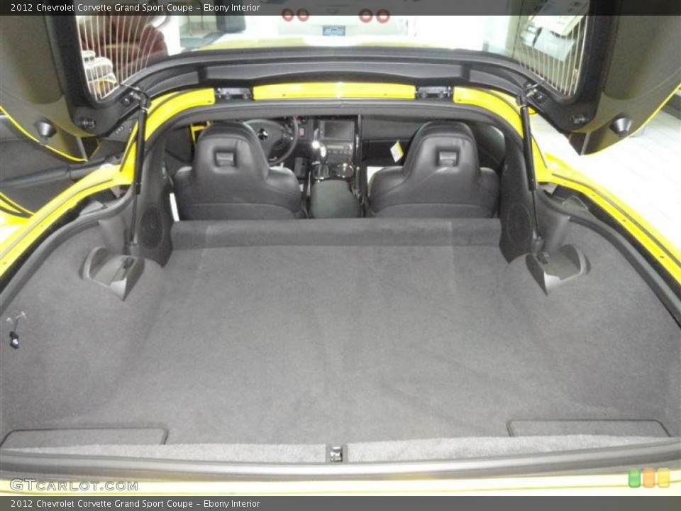 Ebony Interior Trunk for the 2012 Chevrolet Corvette Grand Sport Coupe #54306096
