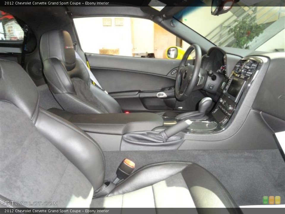 Ebony Interior Photo for the 2012 Chevrolet Corvette Grand Sport Coupe #54306151