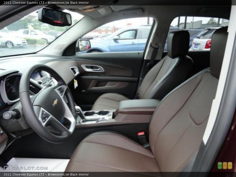 Brownstone/Jet Black Interior Photo for the 2011 Chevrolet Equinox LTZ #54306516