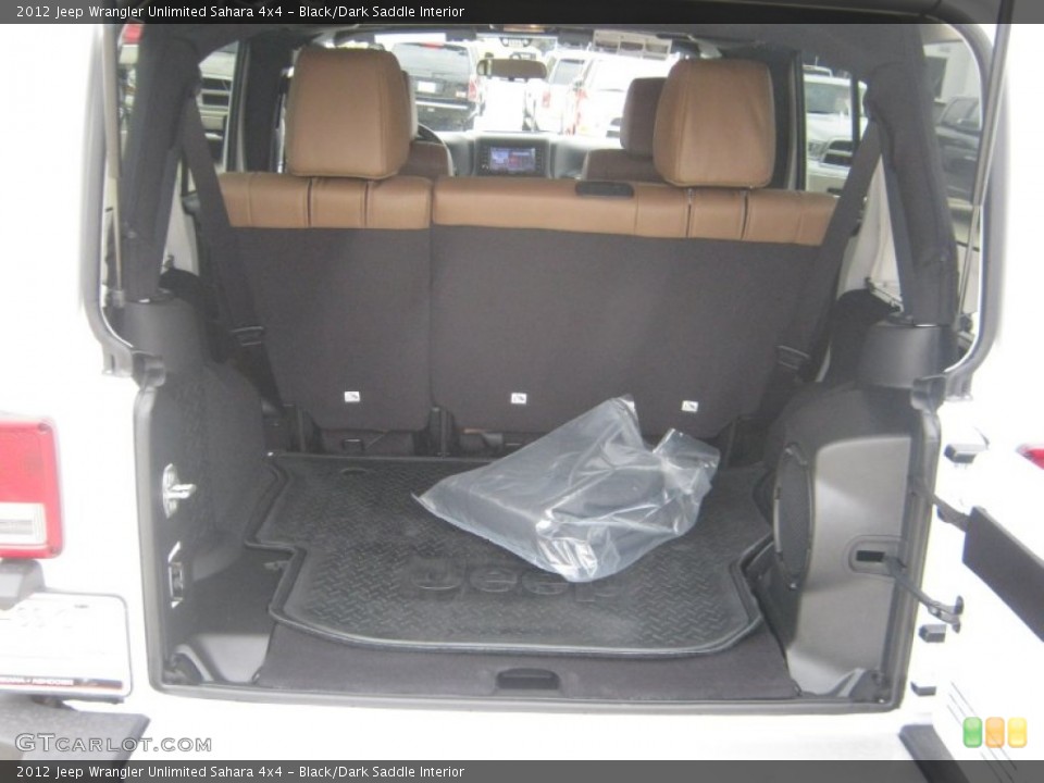 Black/Dark Saddle Interior Trunk for the 2012 Jeep Wrangler Unlimited Sahara 4x4 #54307122