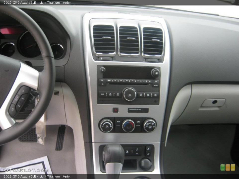 Light Titanium Interior Controls for the 2012 GMC Acadia SLE #54307956