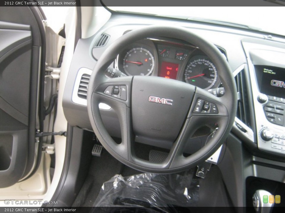 Jet Black Interior Steering Wheel for the 2012 GMC Terrain SLE #54309000