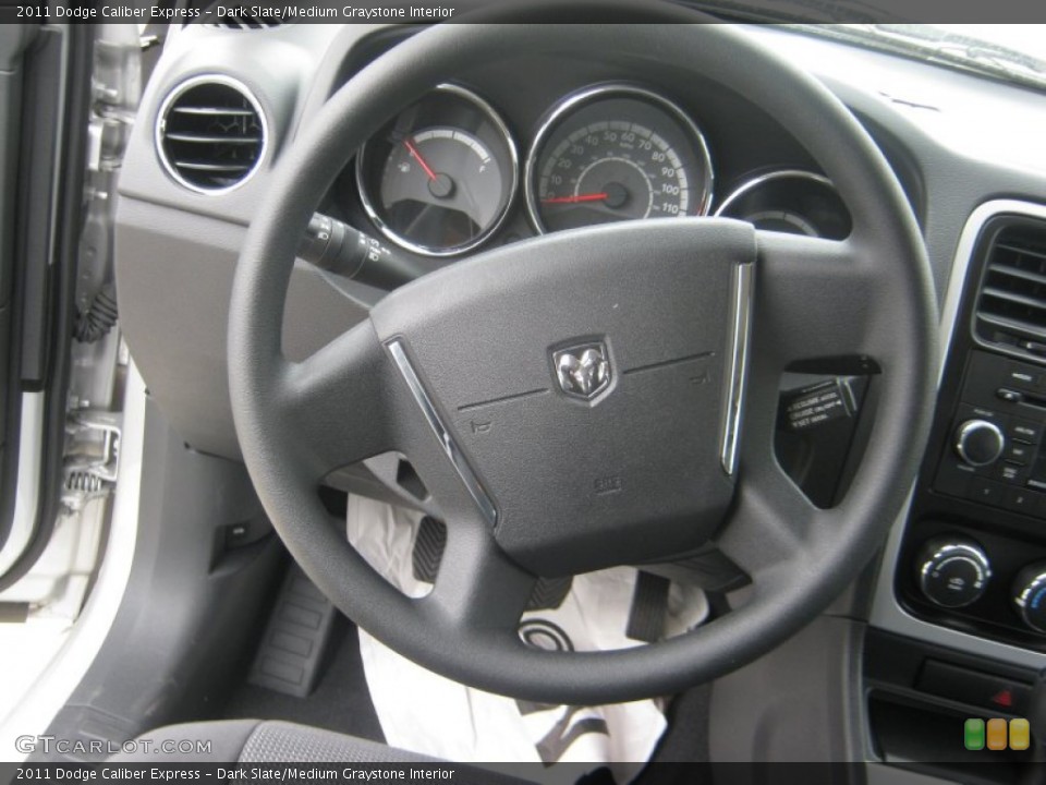 Dark Slate/Medium Graystone Interior Steering Wheel for the 2011 Dodge Caliber Express #54310841