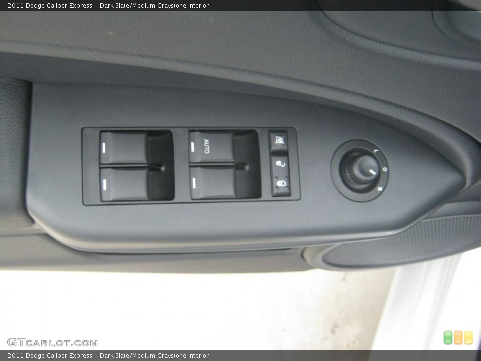 Dark Slate/Medium Graystone Interior Controls for the 2011 Dodge Caliber Express #54310890