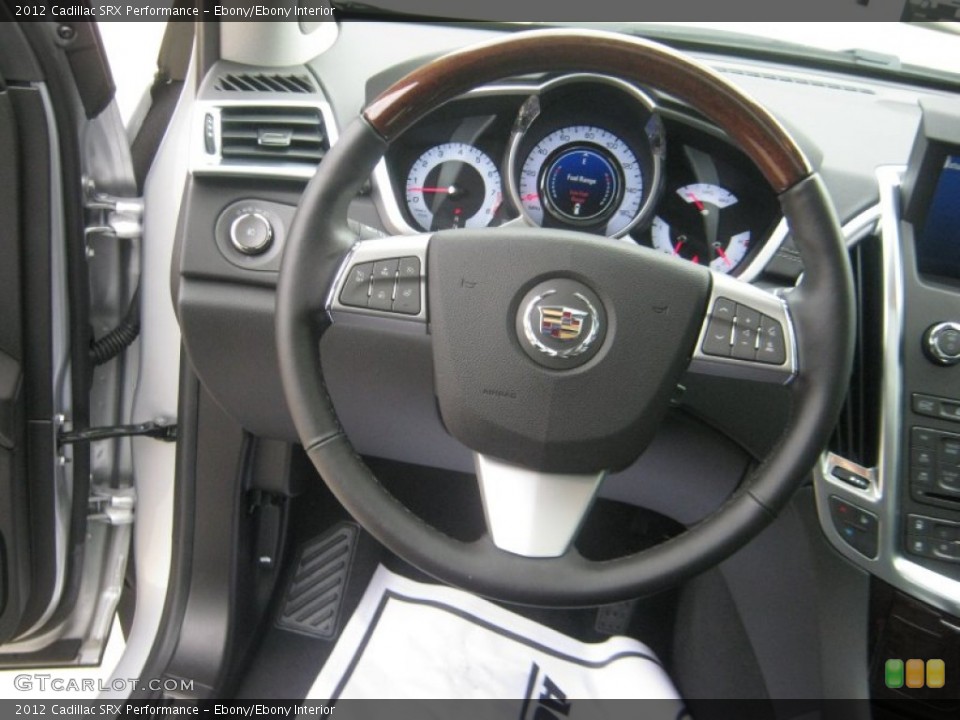 Ebony/Ebony Interior Steering Wheel for the 2012 Cadillac SRX Performance #54311286