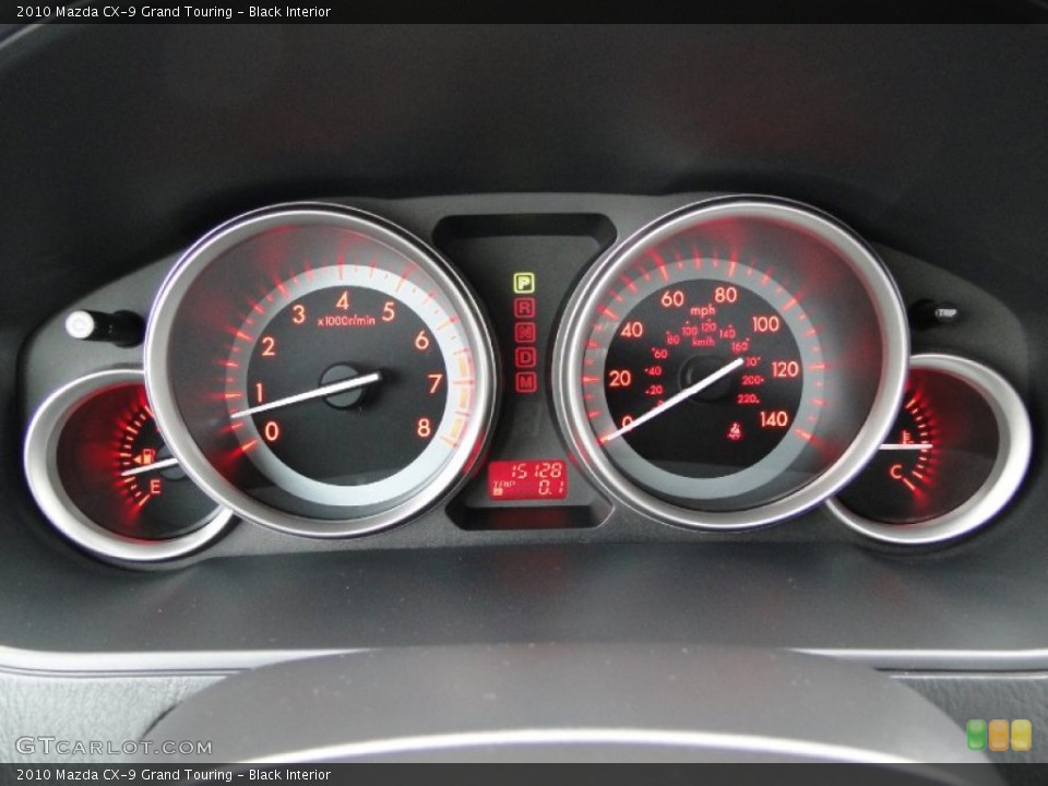Black Interior Gauges for the 2010 Mazda CX-9 Grand Touring #54312049