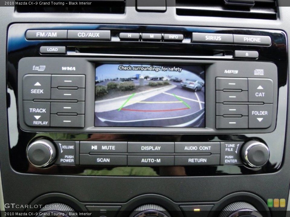 Black Interior Audio System for the 2010 Mazda CX-9 Grand Touring #54312093