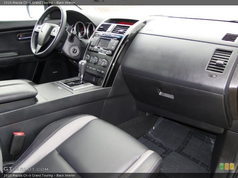 Black Interior Dashboard for the 2010 Mazda CX-9 Grand Touring #54312129