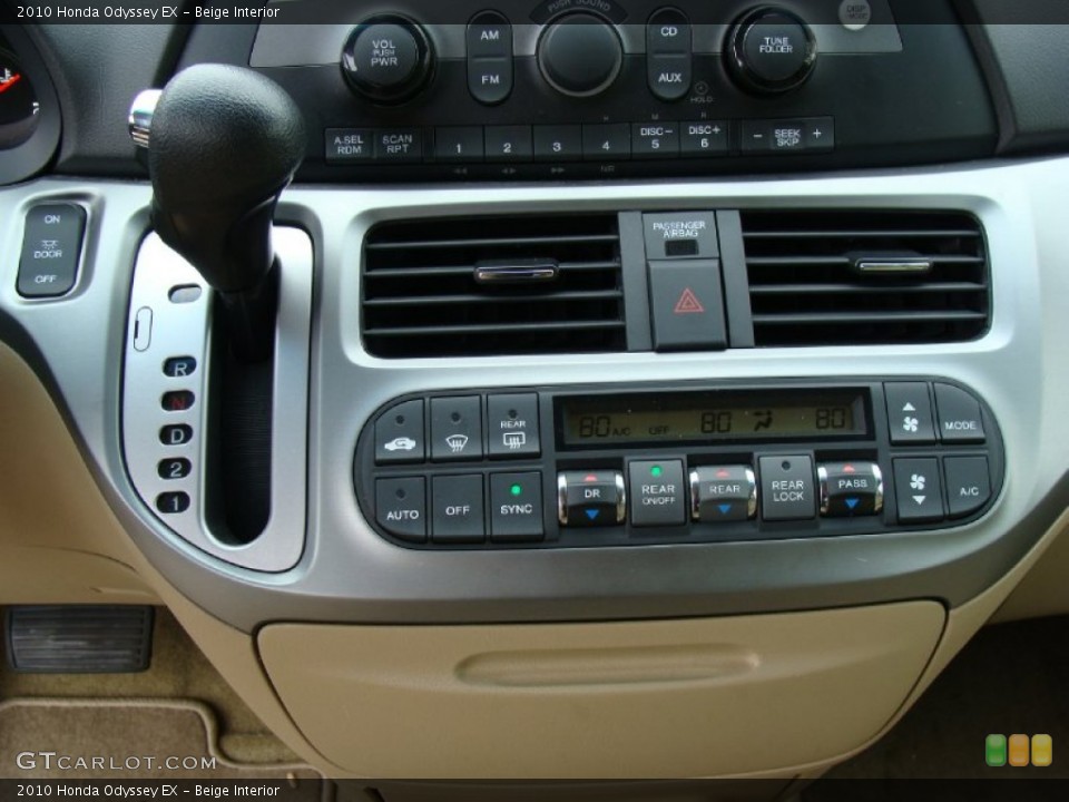 Beige Interior Controls for the 2010 Honda Odyssey EX #54312498