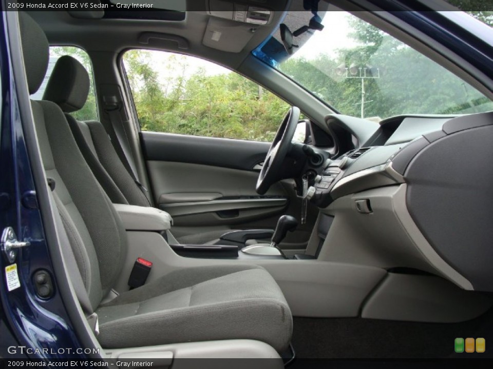 Gray Interior Photo for the 2009 Honda Accord EX V6 Sedan #54312666