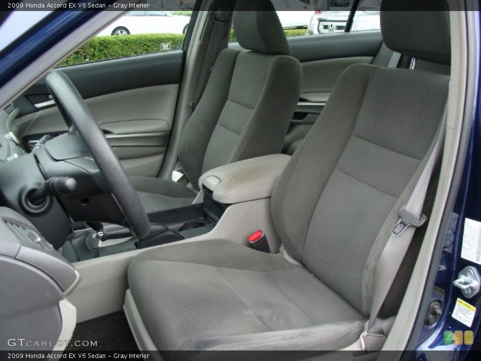 Gray Interior Photo for the 2009 Honda Accord EX V6 Sedan #54312720
