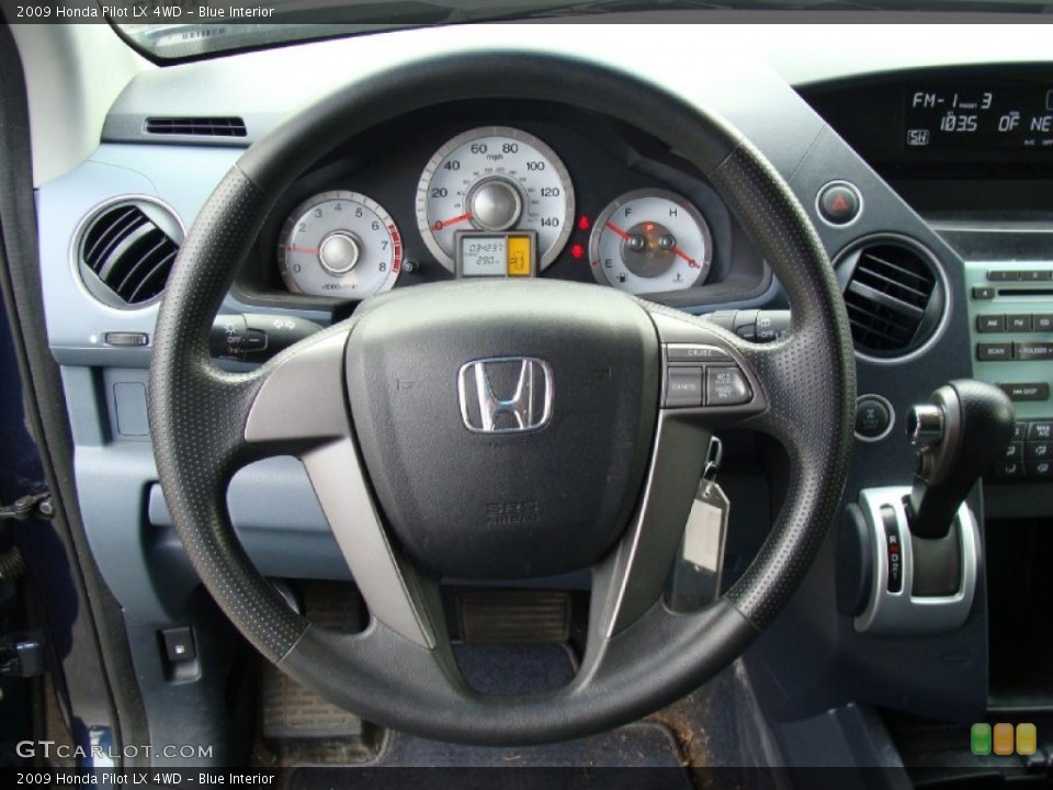 Blue Interior Steering Wheel for the 2009 Honda Pilot LX 4WD #54313278
