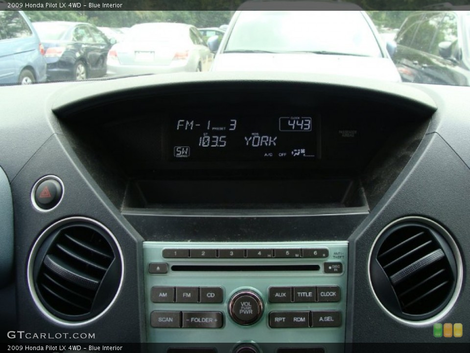 Blue Interior Controls for the 2009 Honda Pilot LX 4WD #54313287