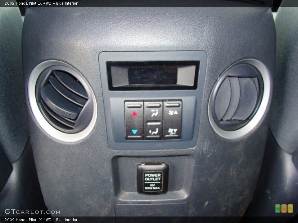 Blue Interior Controls for the 2009 Honda Pilot LX 4WD #54313308