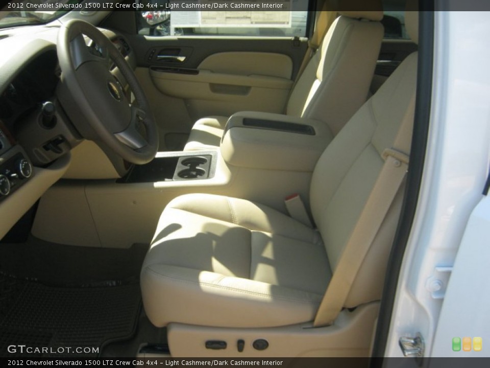 Light Cashmere/Dark Cashmere Interior Photo for the 2012 Chevrolet Silverado 1500 LTZ Crew Cab 4x4 #54315030