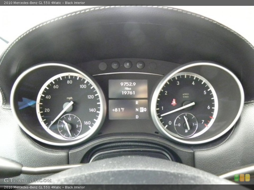 Black Interior Gauges for the 2010 Mercedes-Benz GL 550 4Matic #54316683