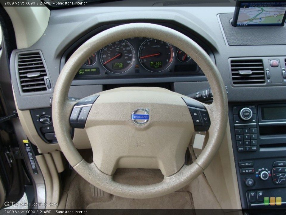 Sandstone Interior Steering Wheel for the 2009 Volvo XC90 3.2 AWD #54316782
