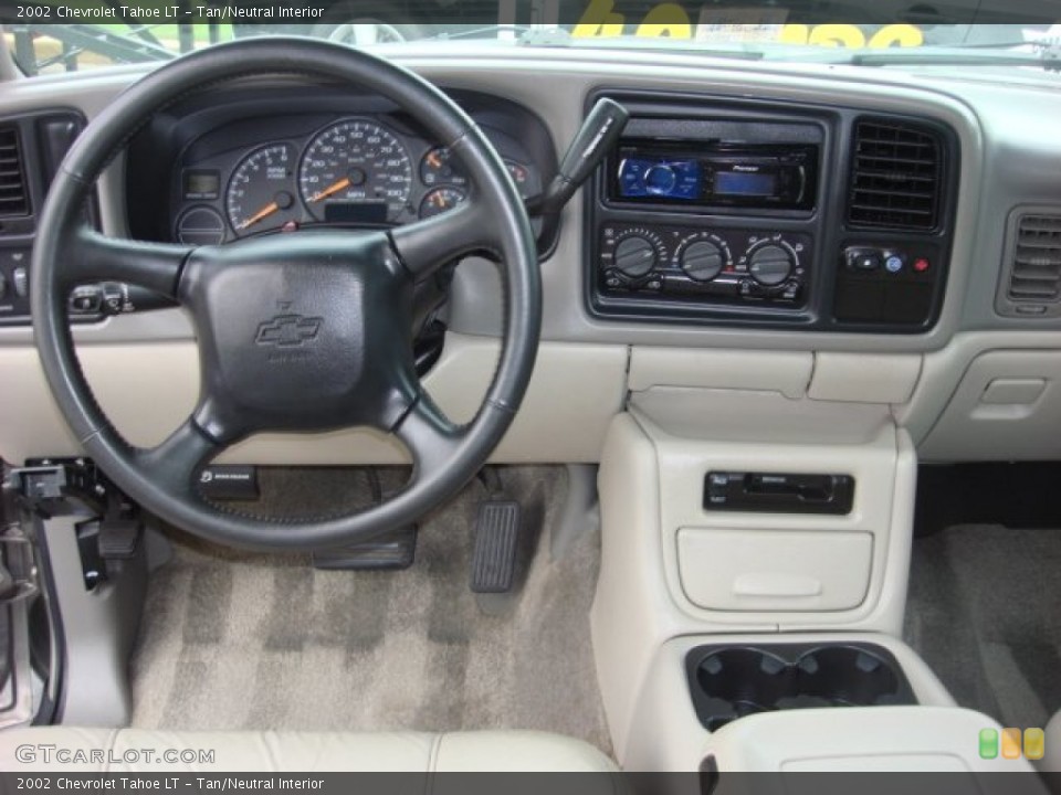 Tan/Neutral Interior Dashboard for the 2002 Chevrolet Tahoe LT #54317334