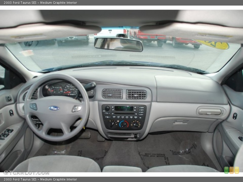Medium Graphite Interior Dashboard for the 2003 Ford Taurus SES #54317439