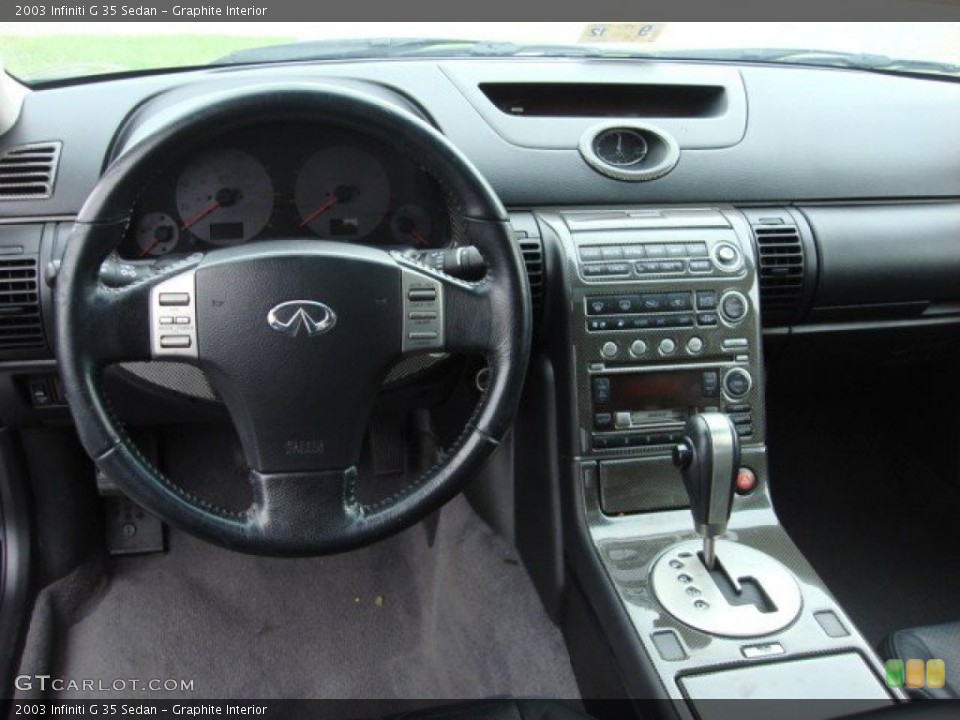 Graphite Interior Dashboard for the 2003 Infiniti G 35 Sedan #54319032