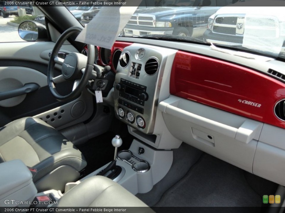 Pastel Pebble Beige Interior Dashboard for the 2006 Chrysler PT Cruiser GT Convertible #54320103