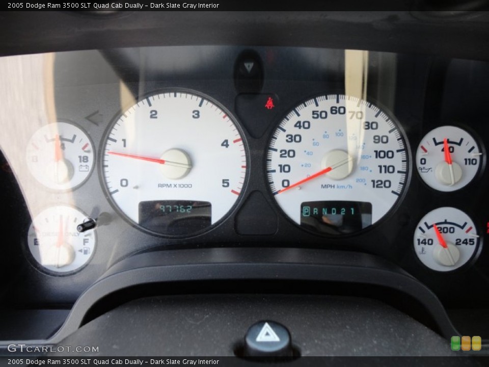 Dark Slate Gray Interior Gauges for the 2005 Dodge Ram 3500 SLT Quad Cab Dually #54320436