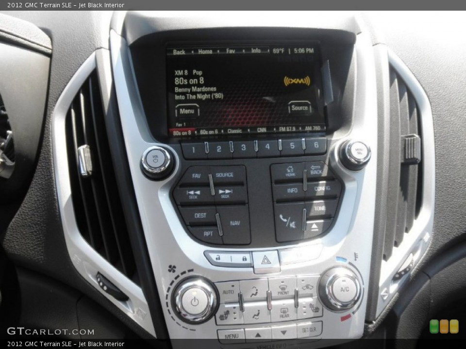 Jet Black Interior Controls for the 2012 GMC Terrain SLE #54320637