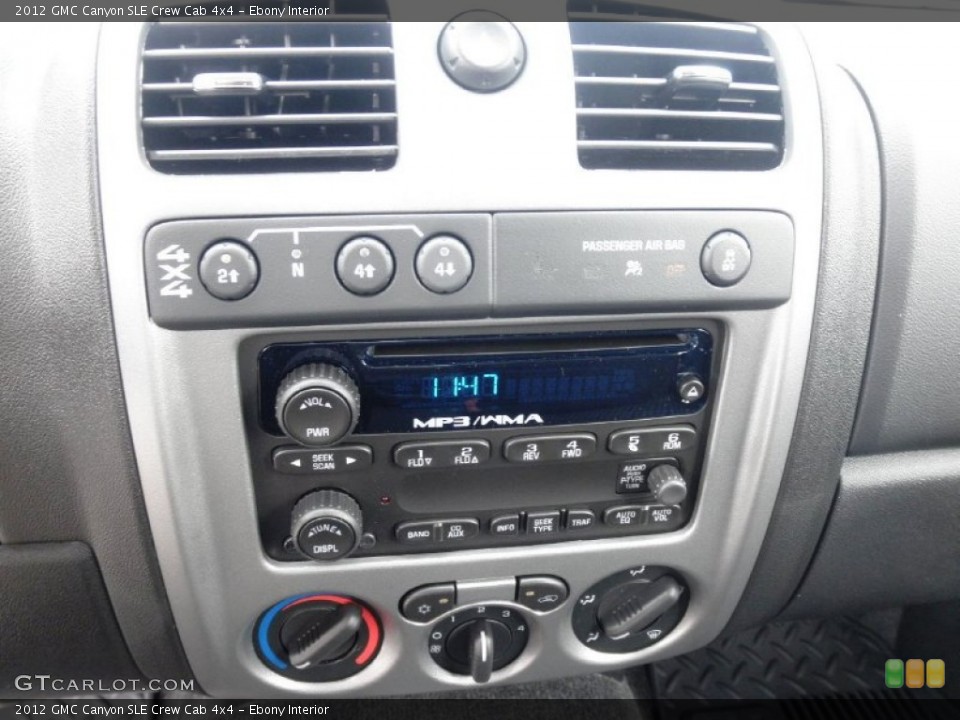 Ebony Interior Audio System for the 2012 GMC Canyon SLE Crew Cab 4x4 #54320850