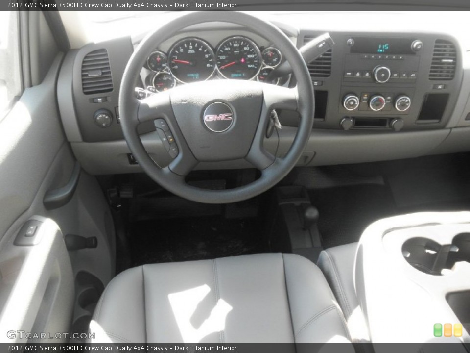 Dark Titanium Interior Dashboard for the 2012 GMC Sierra 3500HD Crew Cab Dually 4x4 Chassis #54321054