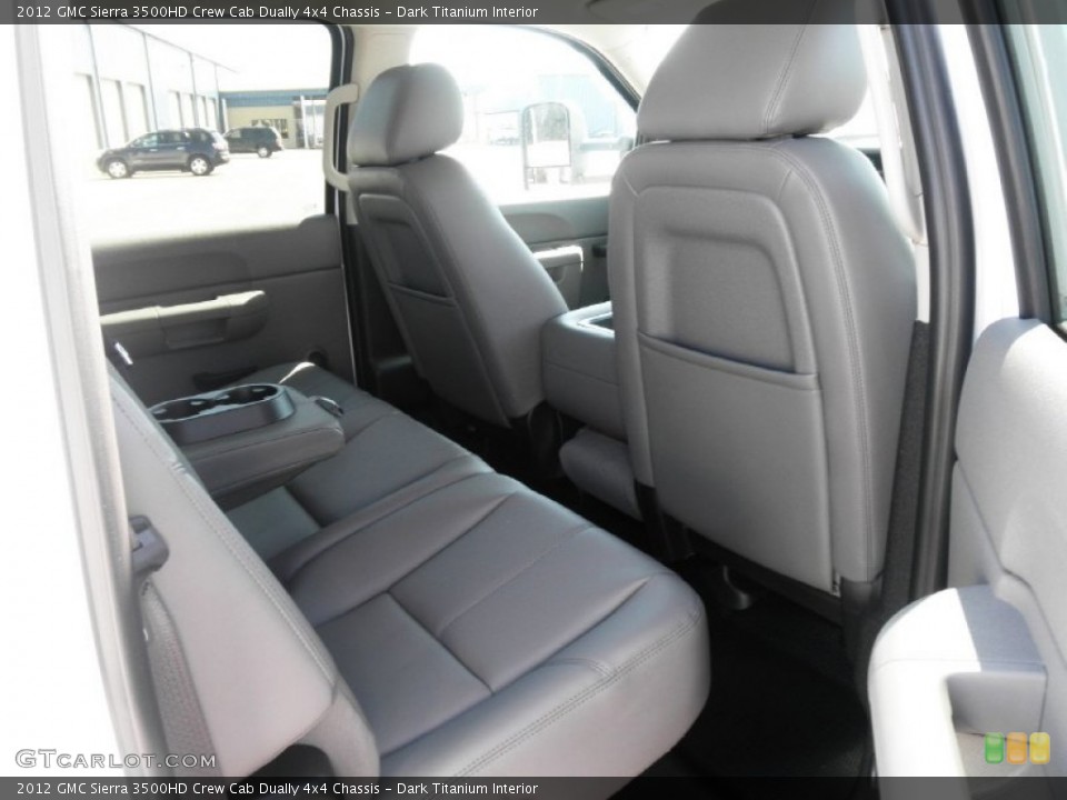 Dark Titanium Interior Photo for the 2012 GMC Sierra 3500HD Crew Cab Dually 4x4 Chassis #54321087