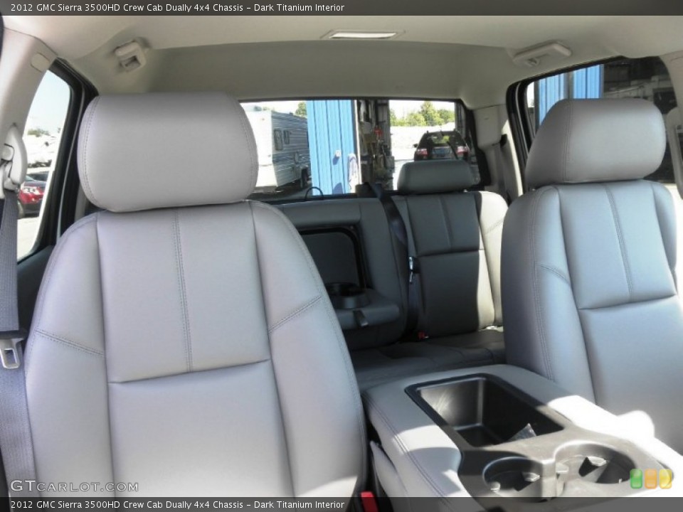 Dark Titanium Interior Photo for the 2012 GMC Sierra 3500HD Crew Cab Dually 4x4 Chassis #54321102