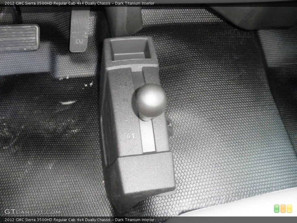 Dark Titanium Interior Controls for the 2012 GMC Sierra 3500HD Regular Cab 4x4 Dually Chassis #54321177