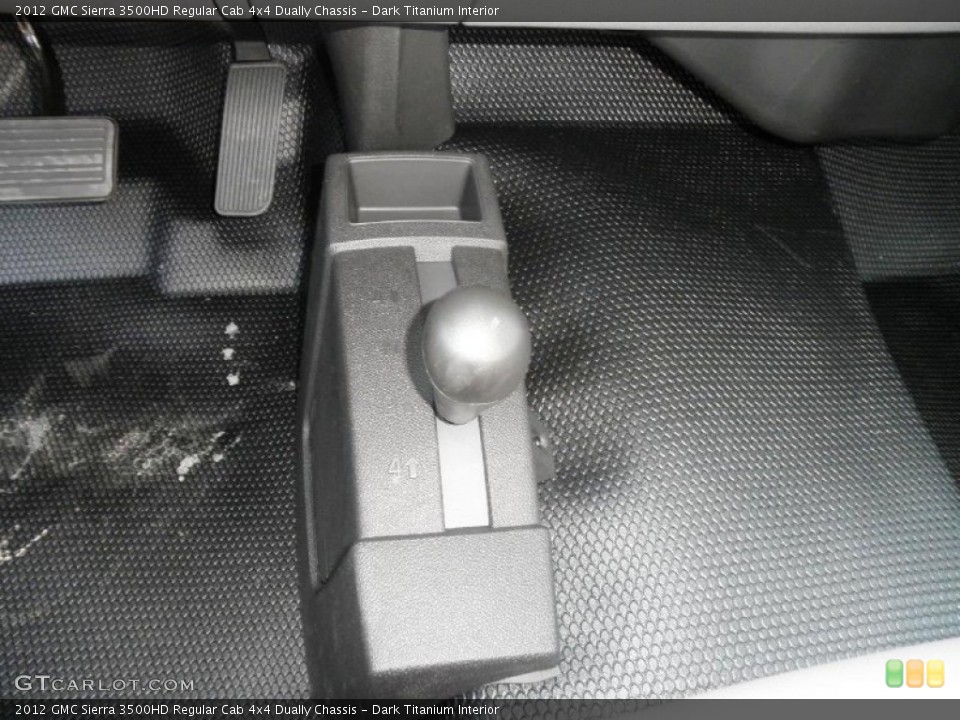 Dark Titanium Interior Controls for the 2012 GMC Sierra 3500HD Regular Cab 4x4 Dually Chassis #54321327