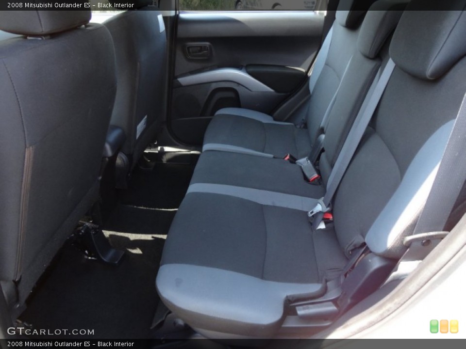 Black Interior Photo for the 2008 Mitsubishi Outlander ES #54321720