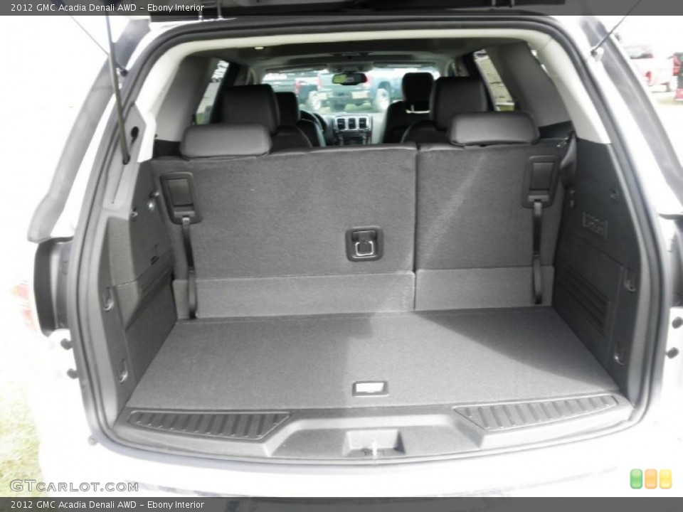 Ebony Interior Trunk for the 2012 GMC Acadia Denali AWD #54322059