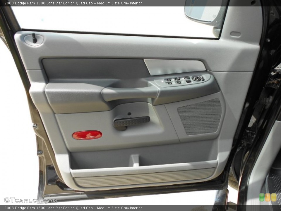 Medium Slate Gray Interior Door Panel for the 2008 Dodge Ram 1500 Lone Star Edition Quad Cab #54323052