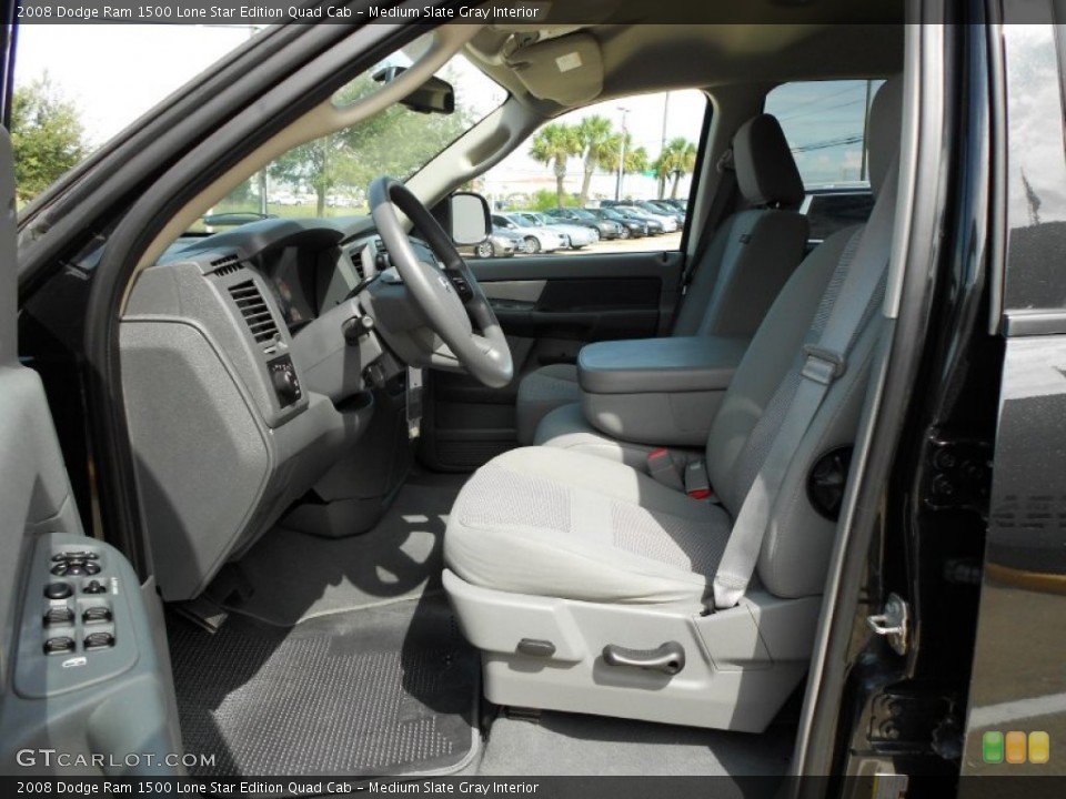 Medium Slate Gray Interior Photo for the 2008 Dodge Ram 1500 Lone Star Edition Quad Cab #54323060