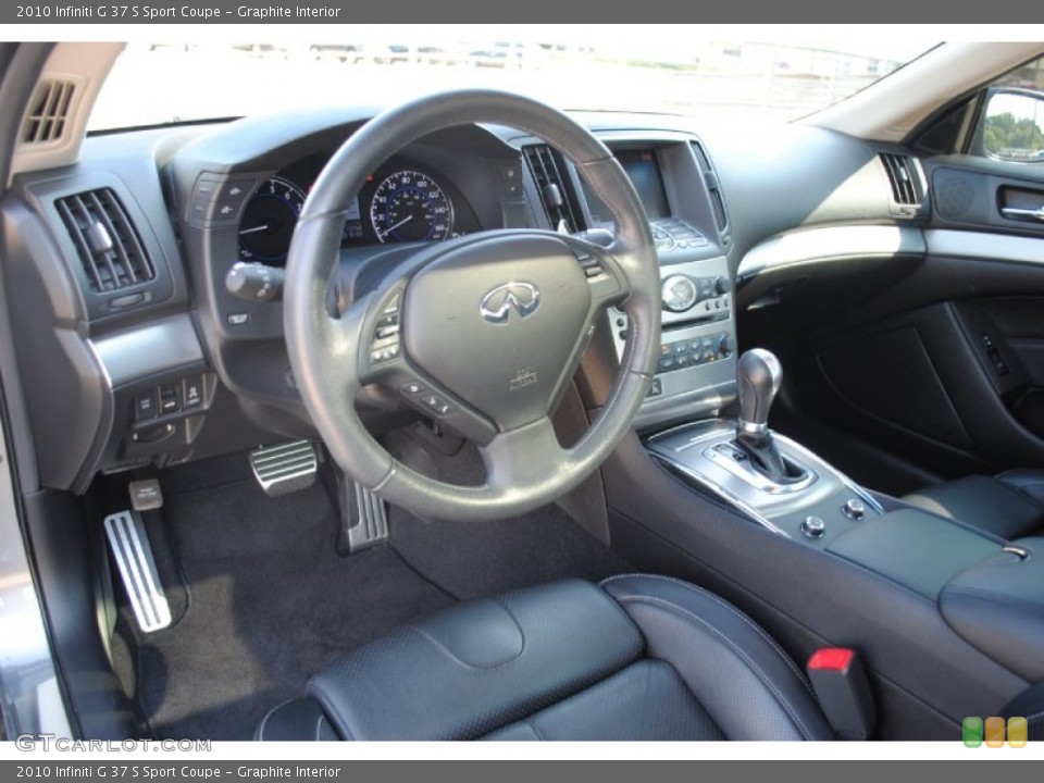 Graphite Interior Dashboard for the 2010 Infiniti G 37 S Sport Coupe #54324318