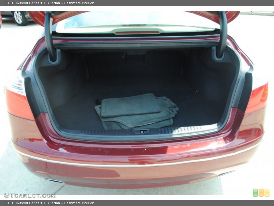 Cashmere Interior Trunk for the 2011 Hyundai Genesis 3.8 Sedan #54324462