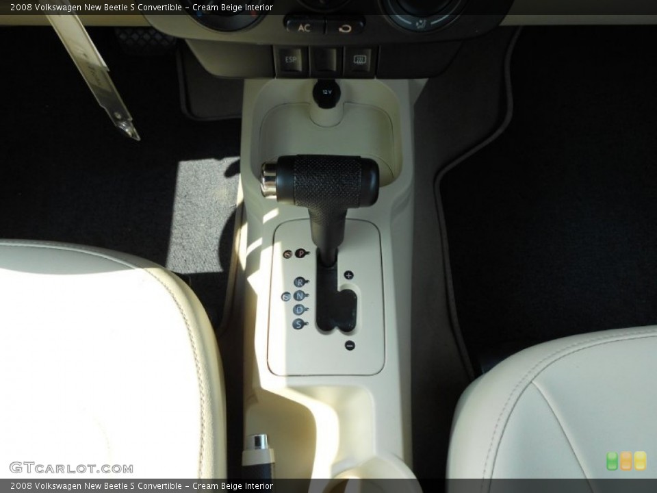 Cream Beige Interior Transmission for the 2008 Volkswagen New Beetle S Convertible #54324588