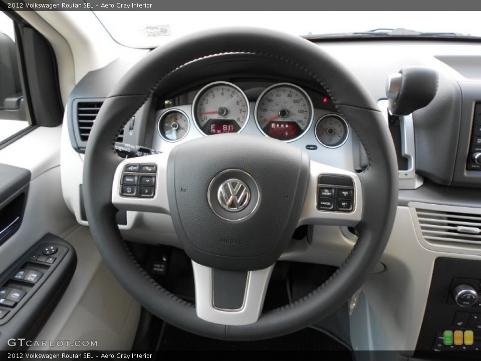 Aero Gray Interior Steering Wheel for the 2012 Volkswagen Routan SEL #54325023
