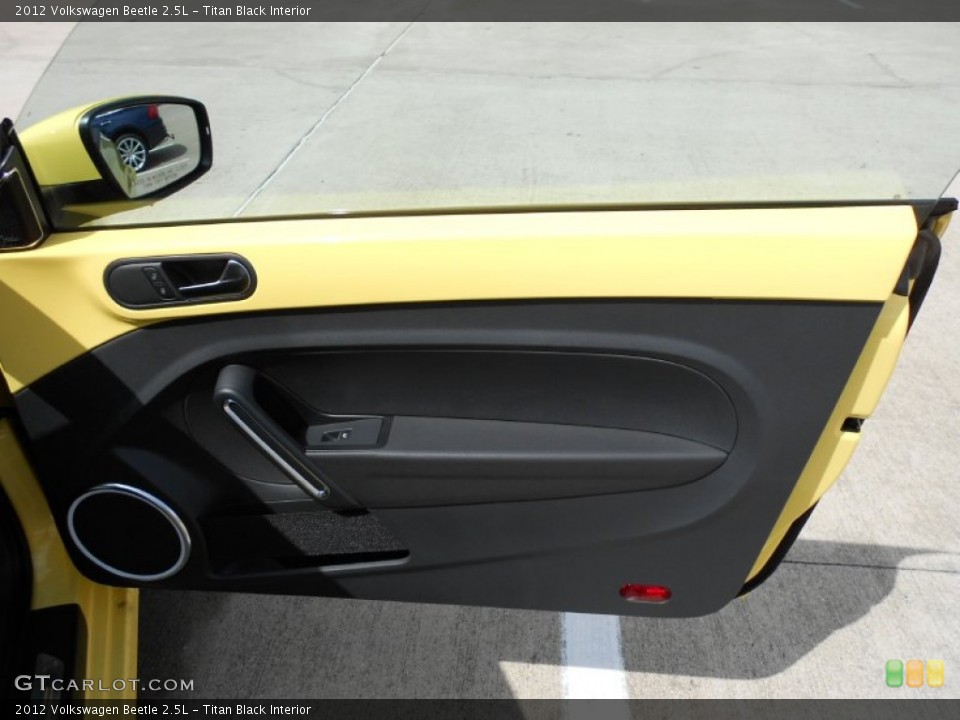 Titan Black Interior Door Panel for the 2012 Volkswagen Beetle 2.5L #54325210