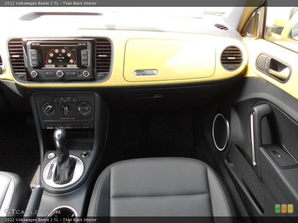 Titan Black Interior Dashboard for the 2012 Volkswagen Beetle 2.5L #54325233