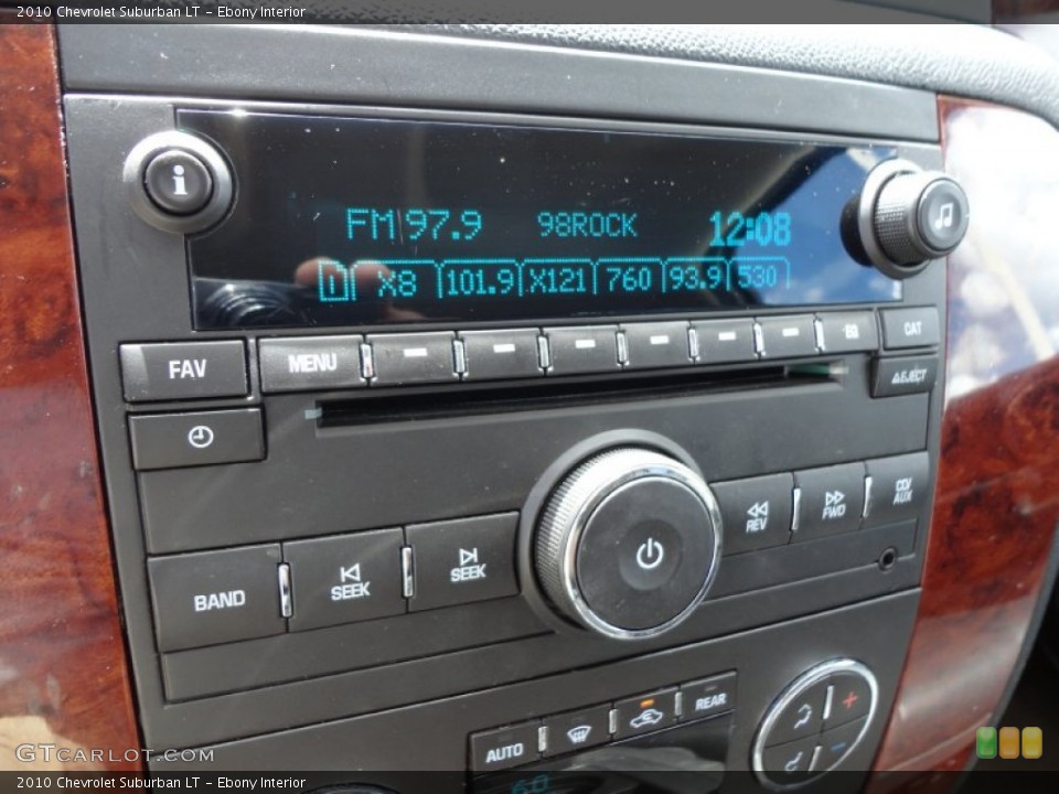 Ebony Interior Audio System for the 2010 Chevrolet Suburban LT #54325807